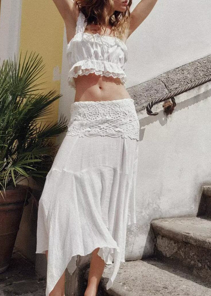 Dames Tweedelig Set Asymmetrisch Design Zomer 0