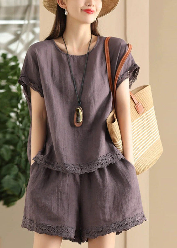 Dames Tweedelig Setje Casual O-hals Patchwork 3