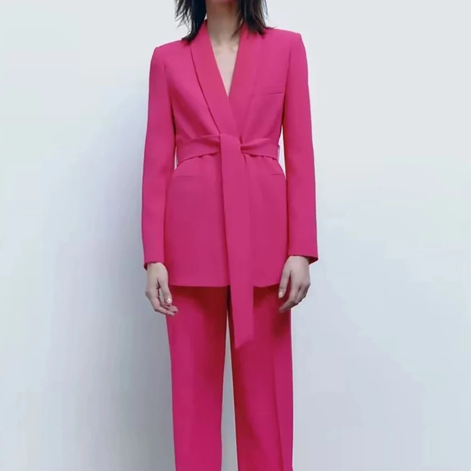 Dames Tweedelige Set Blazer en Broek Met Tijdloze Stijl 6