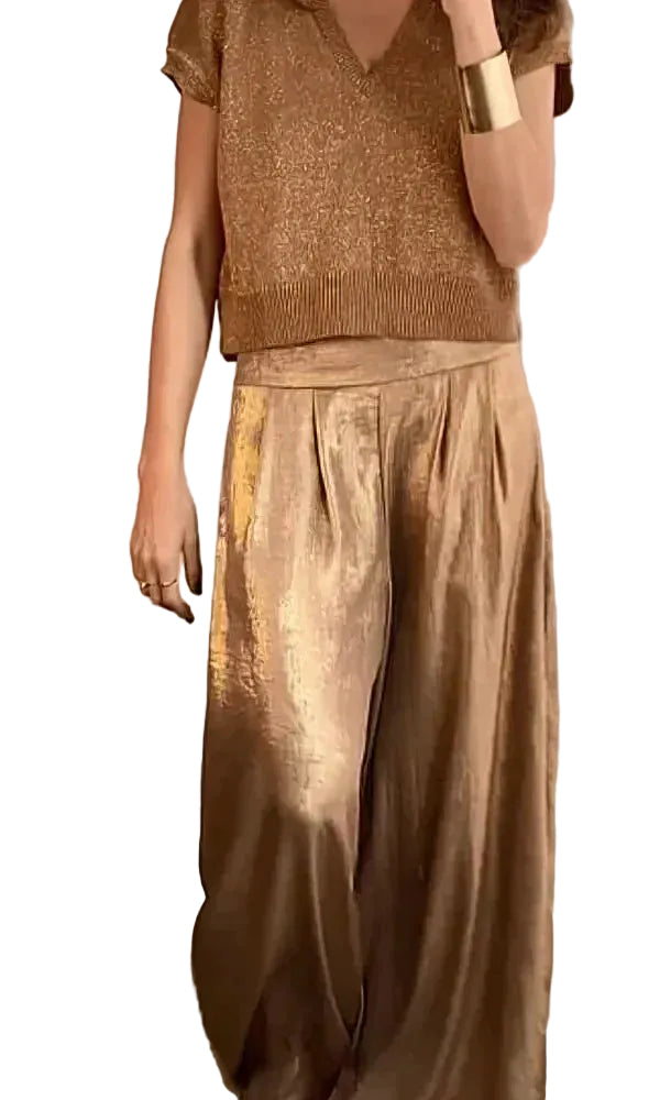 Dames Tweedelige Set Chique Stijl 0