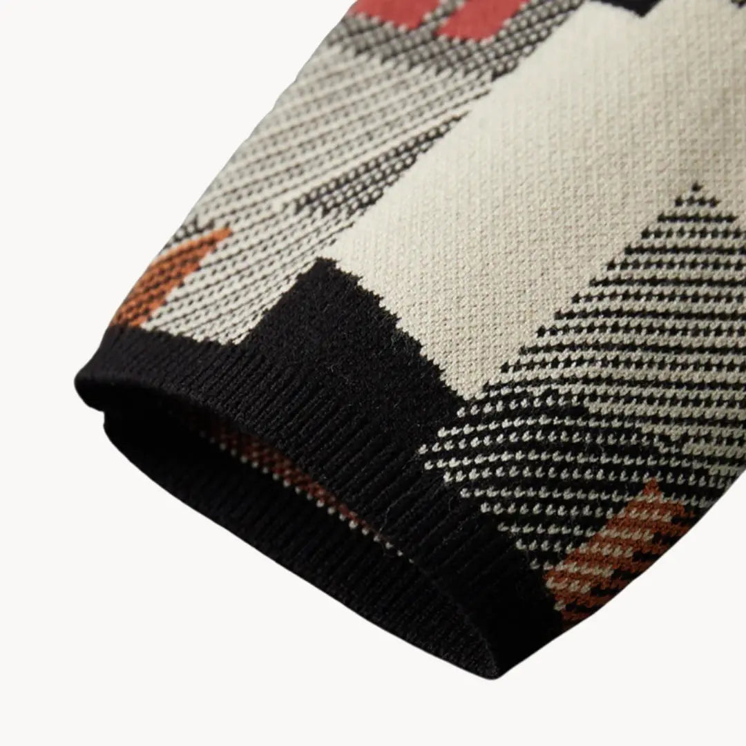 Dames Vest Abstract Patroon Taps Toelopend Stylish 8