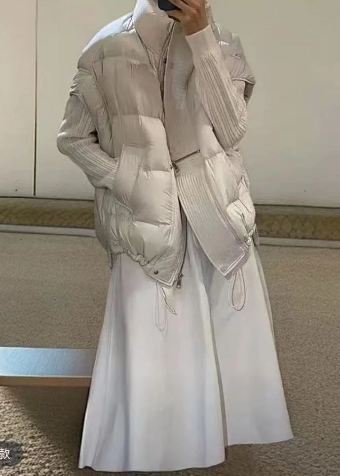 Dames Vest Met Ritssluiting En Trekkoord Casual Winterstijl 1