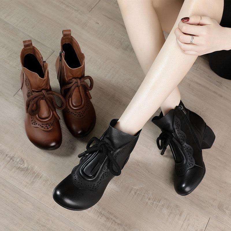 Dames Veterlaarzen met Ritssluiting 3