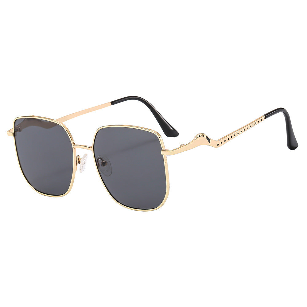 Dames Vierkante Zonnebril Met Decoratieve Accenten 4