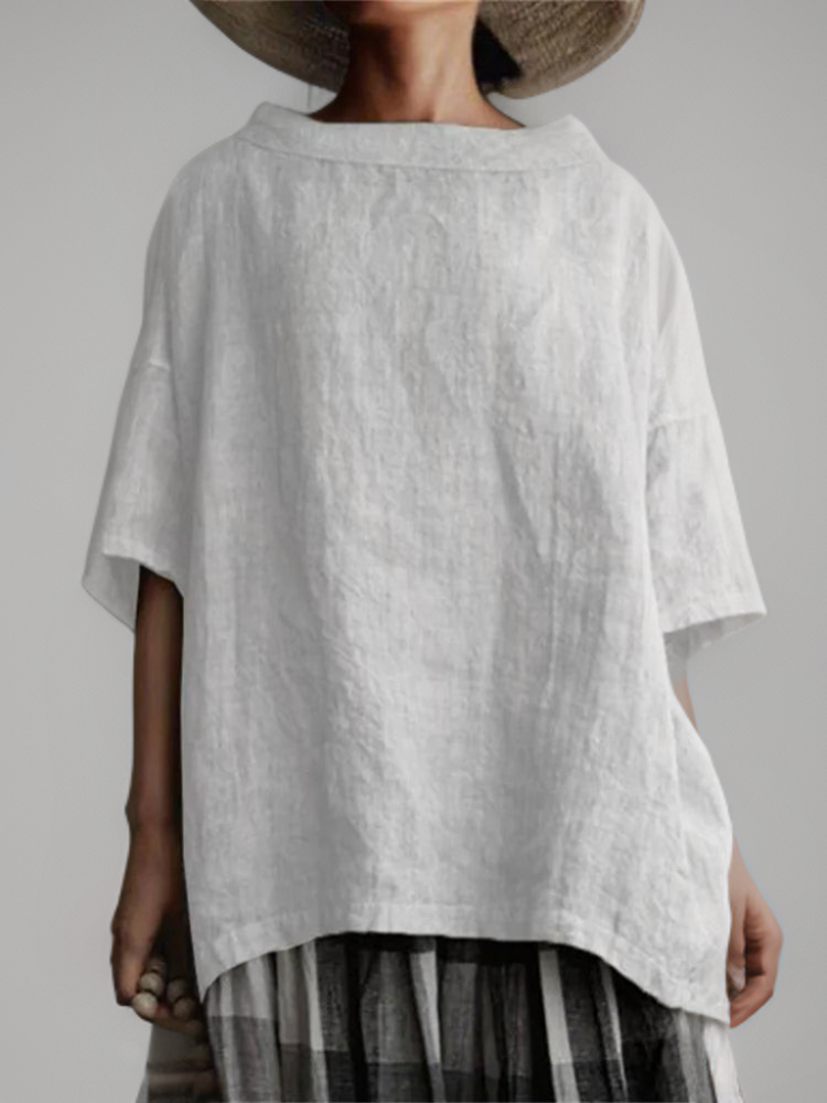 Dames Vintage Tuniek Oversized Stijl 3