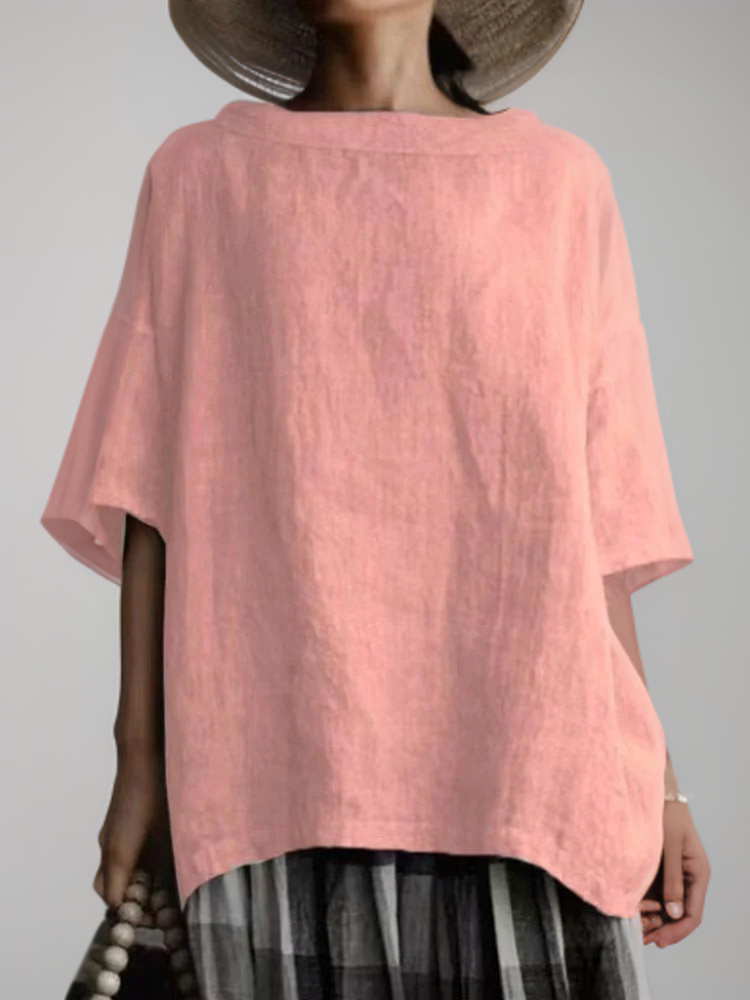 Dames Vintage Tuniek Oversized Stijl 4