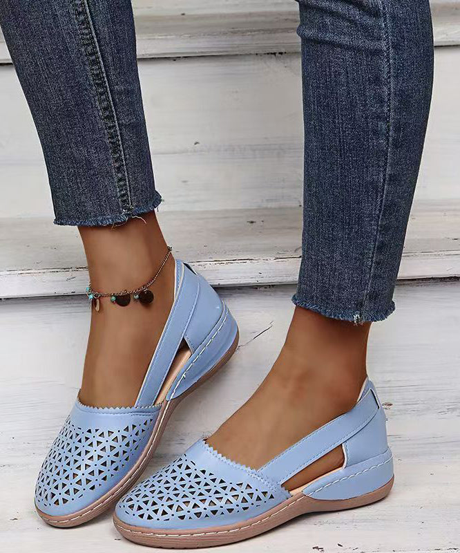 Dames Wedge Sandalen Comfortabel Uitgehold Design 2