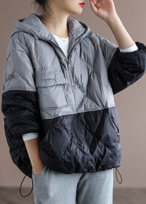 Dames Winter Donsjas met Capuchon in Boho Stijl 2