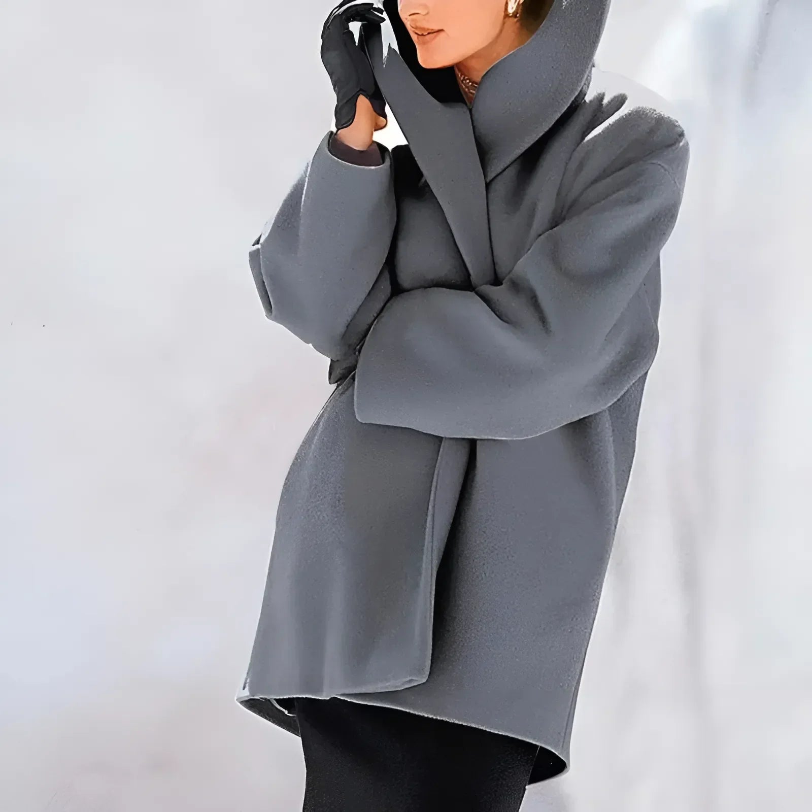 Dames Winter Trench Mantel Modern Warm 6