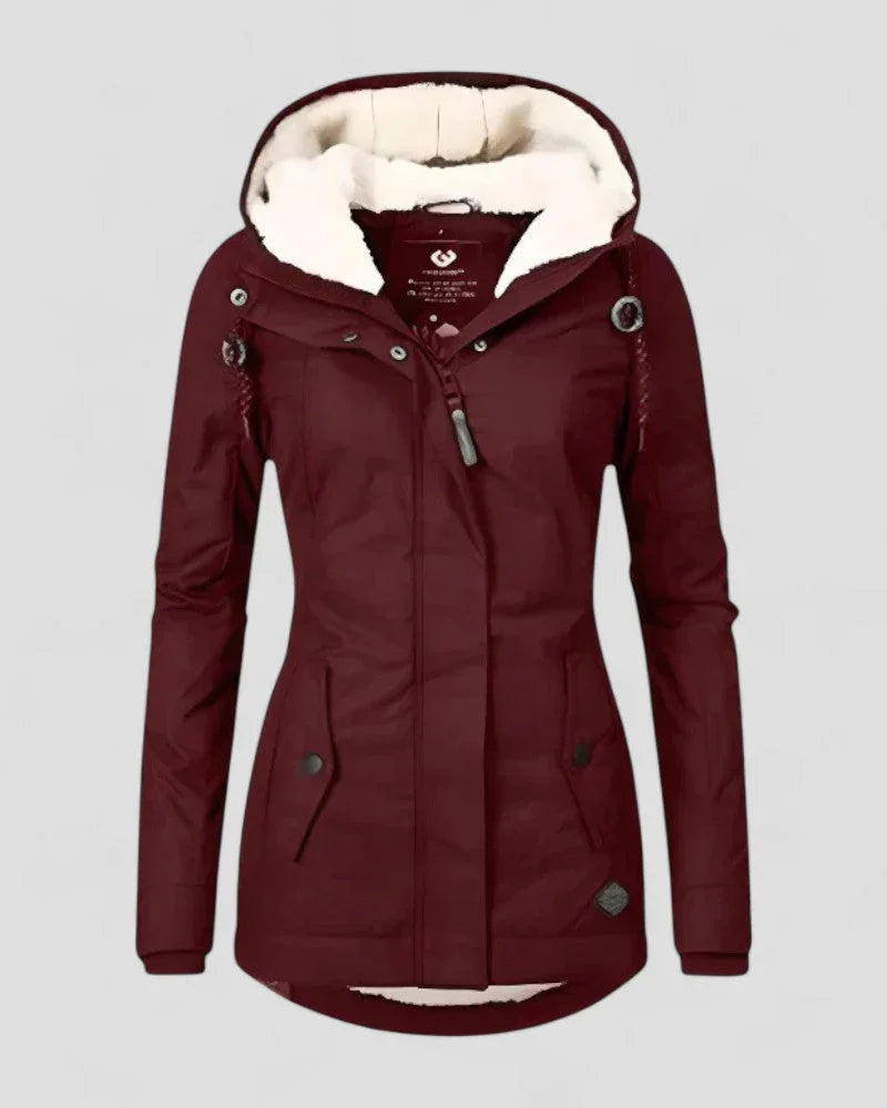 Dames Winterjack Waterdicht Met Fleece Voering 5