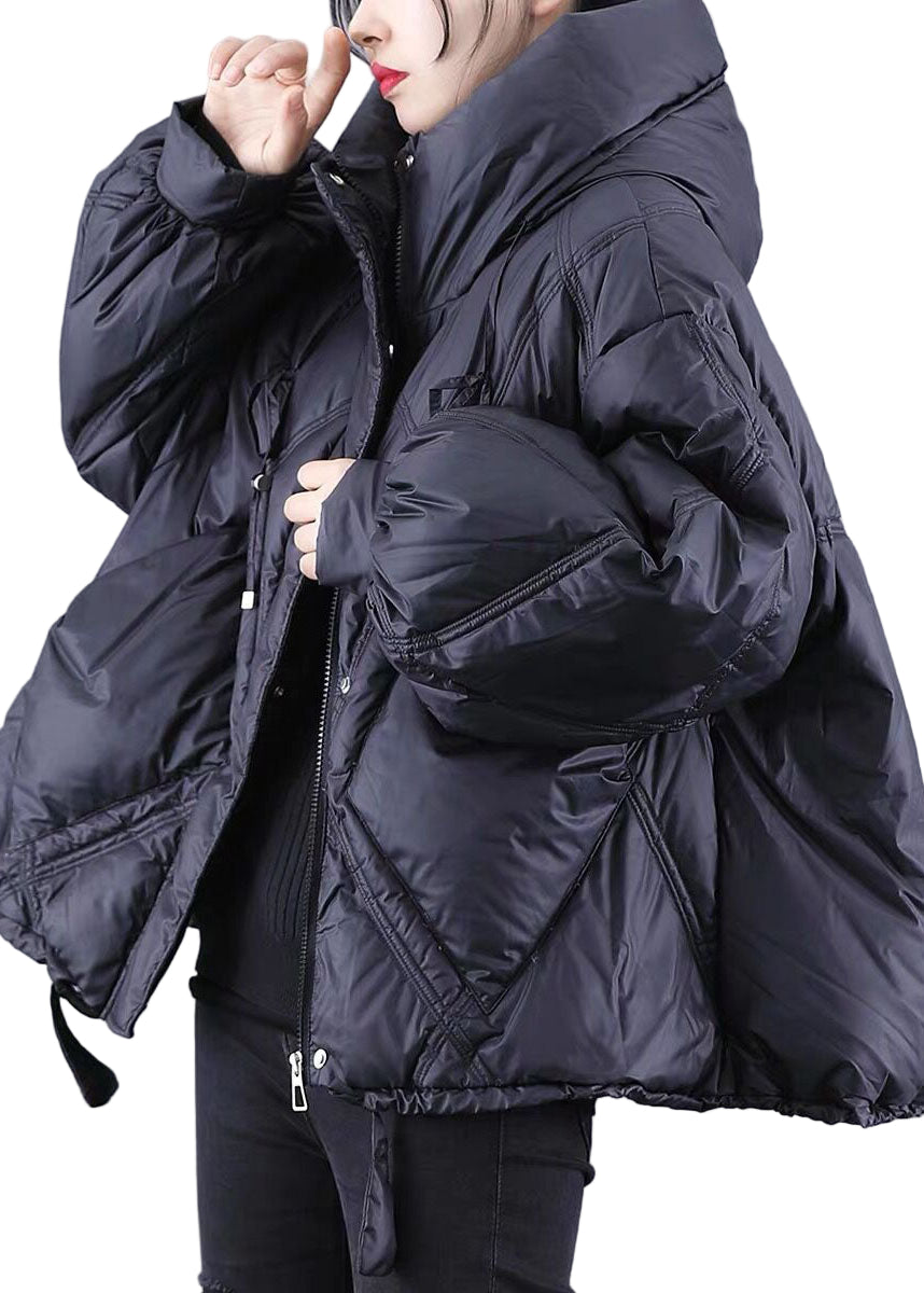 Dames Winterjas met Capuchon en Rits 0