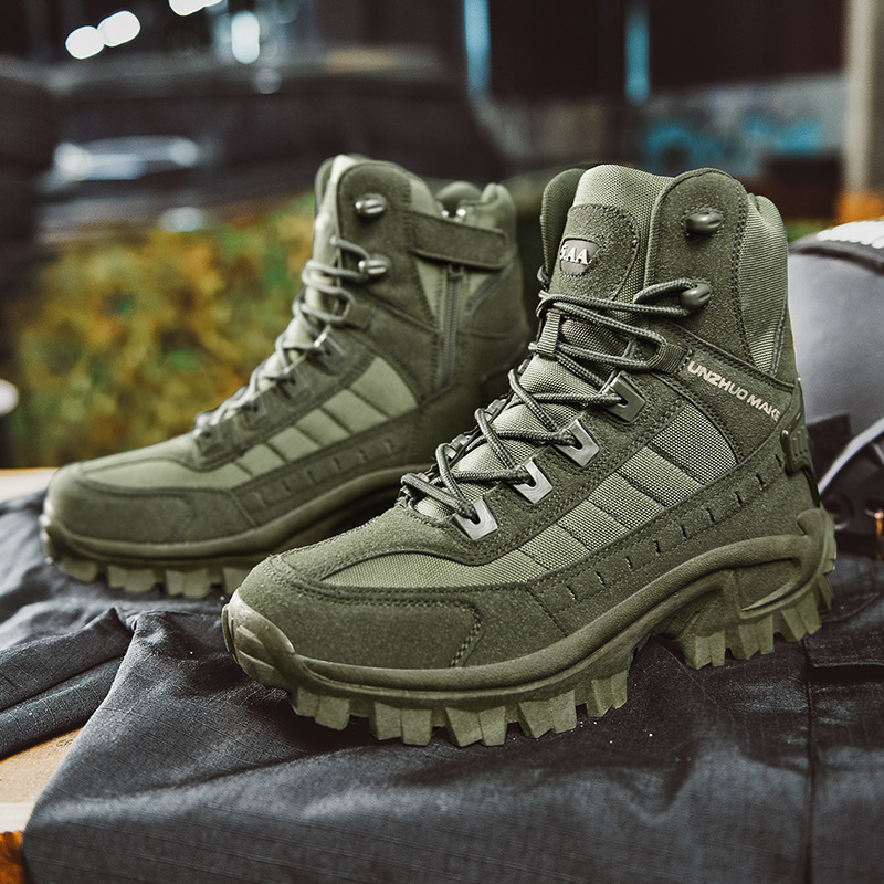 Dames Winterlaarzen Militair Stijl 10