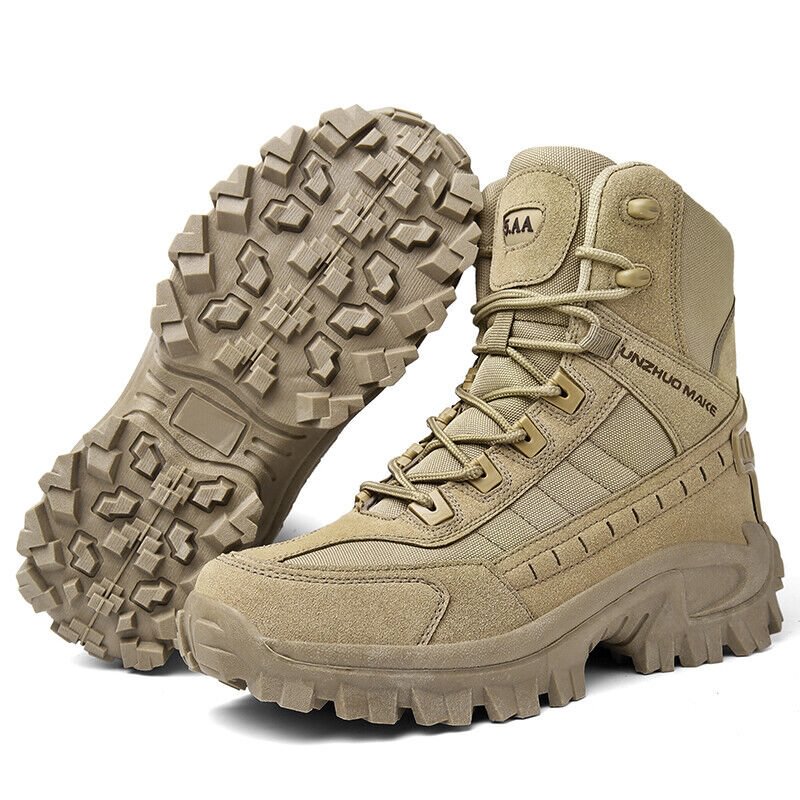 Dames Winterlaarzen Militair Stijl 4
