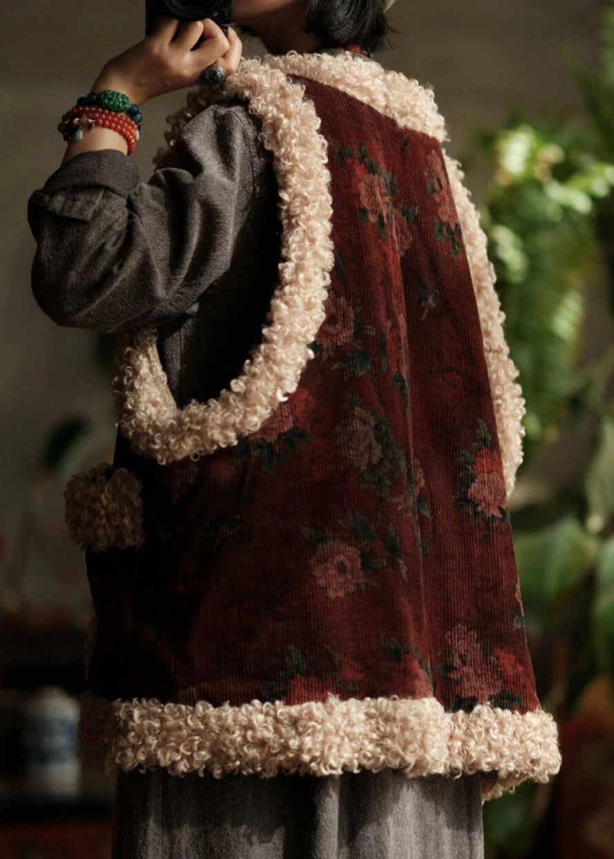 Dames Wintervest Patchwork Met Zakken 4
