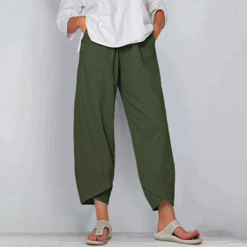 Dames Zomerbroek Taps Toelopend Stijlvol 2