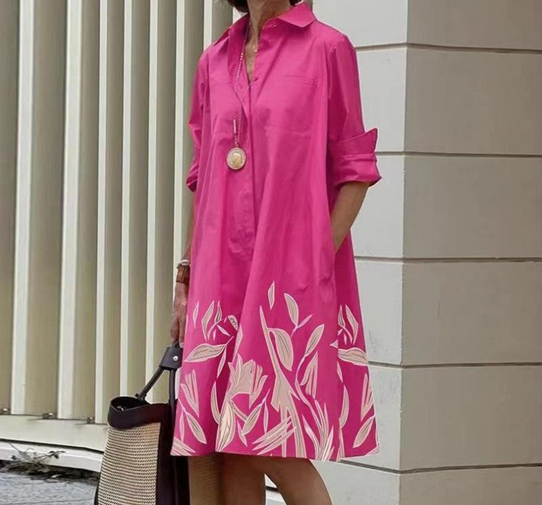 Dames Zomerjurk Casual Met Print 3