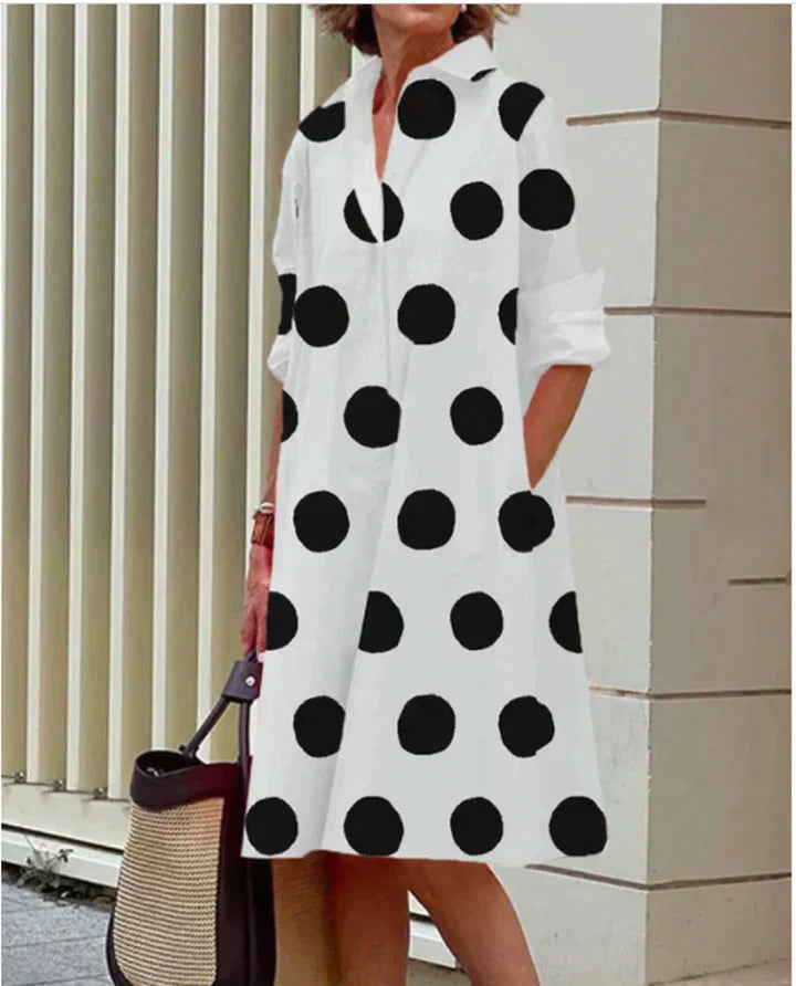 Dames Zomerjurk Met Print Casual Stijl 11