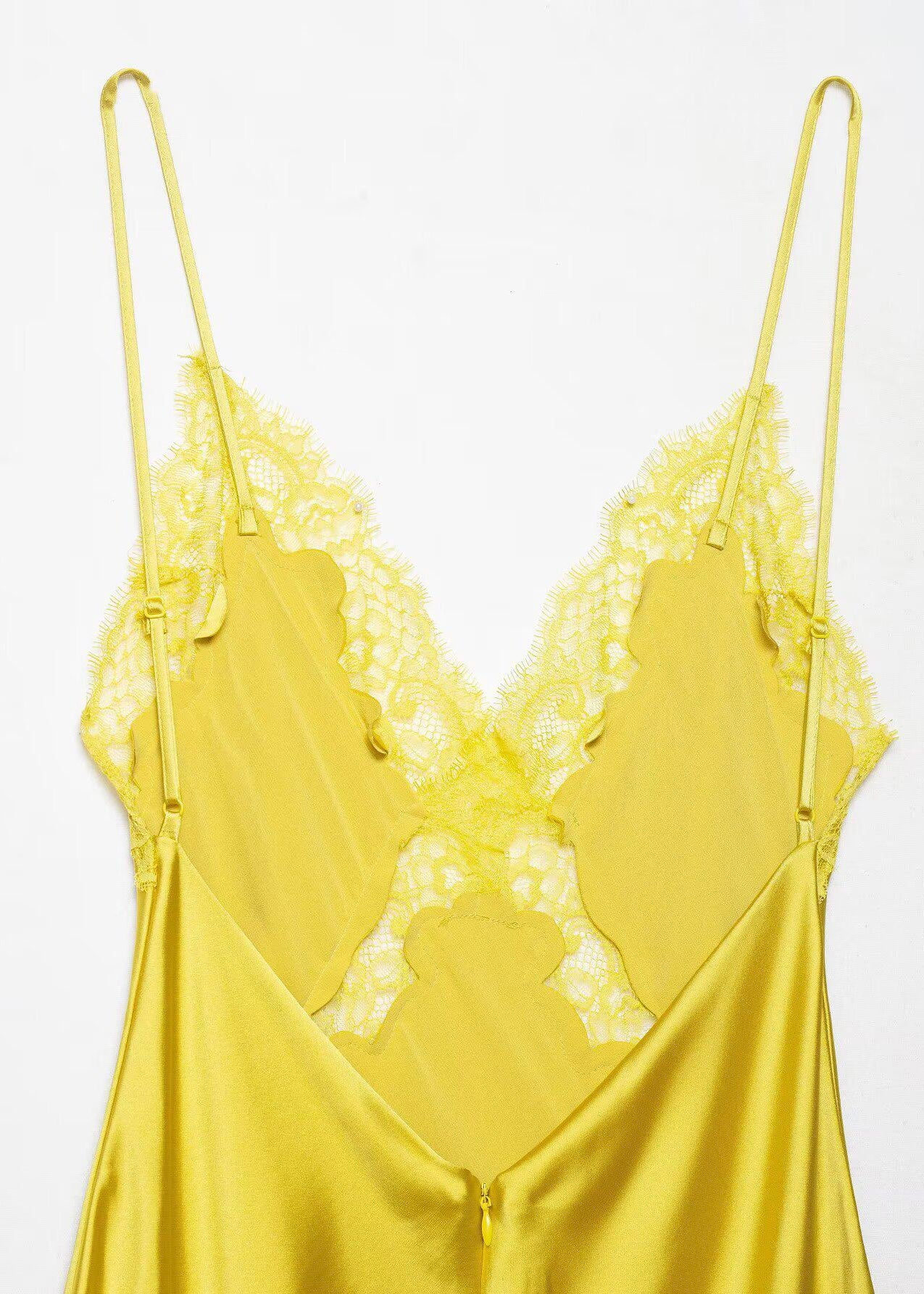Dames Zomerjurk V-hals Backless Spaghettibandjes 4