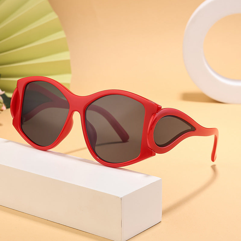 Dames Zonnebril Cat-Eye Uniek Ontwerp met Gepolariseerde Lenzen 2