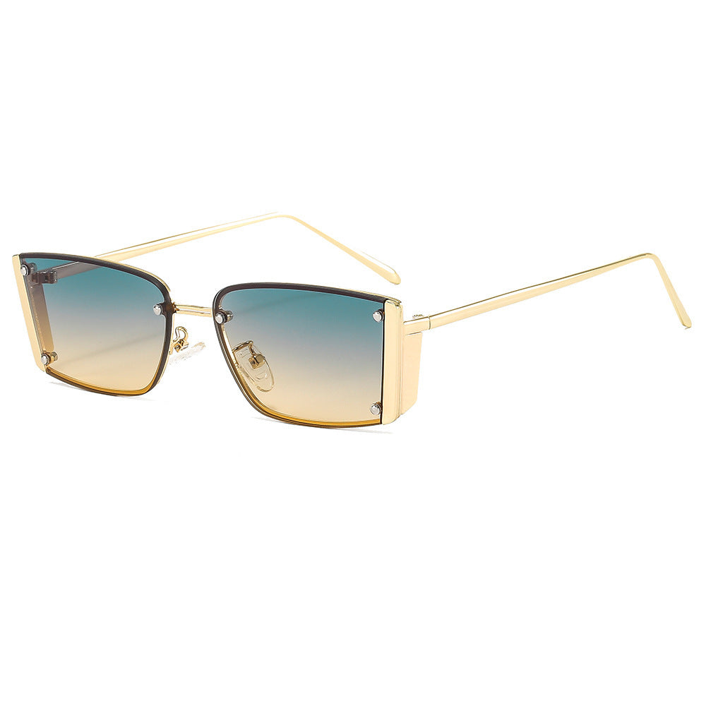 Dames Zonnebril Geometrisch Frame Stijlvol 0