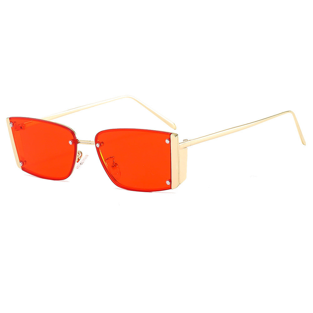 Dames Zonnebril Geometrisch Frame Stijlvol 1