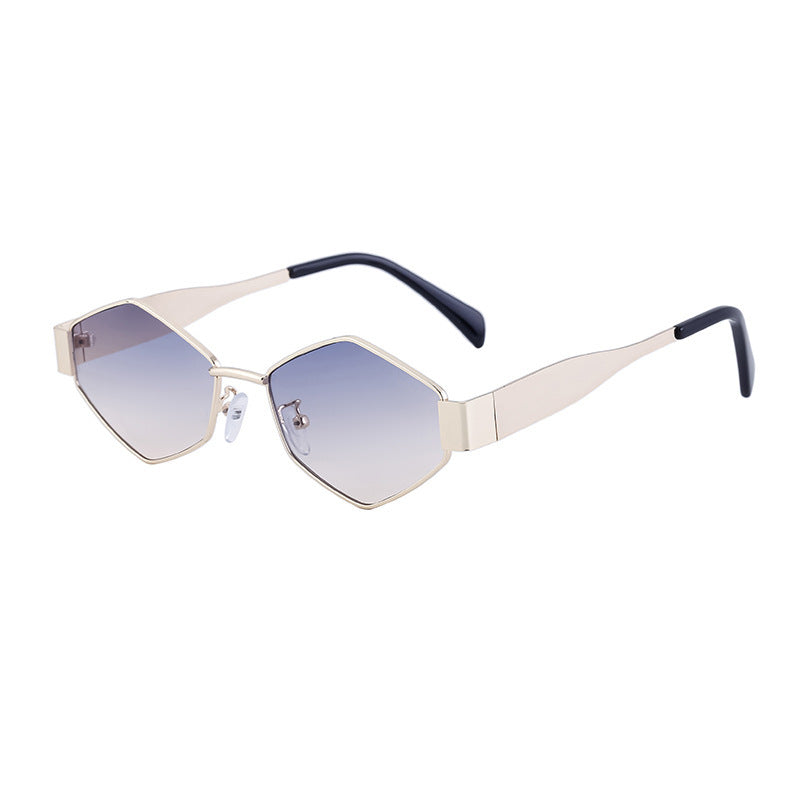 Dames Zonnebril Geometrisch Modern Frame 11