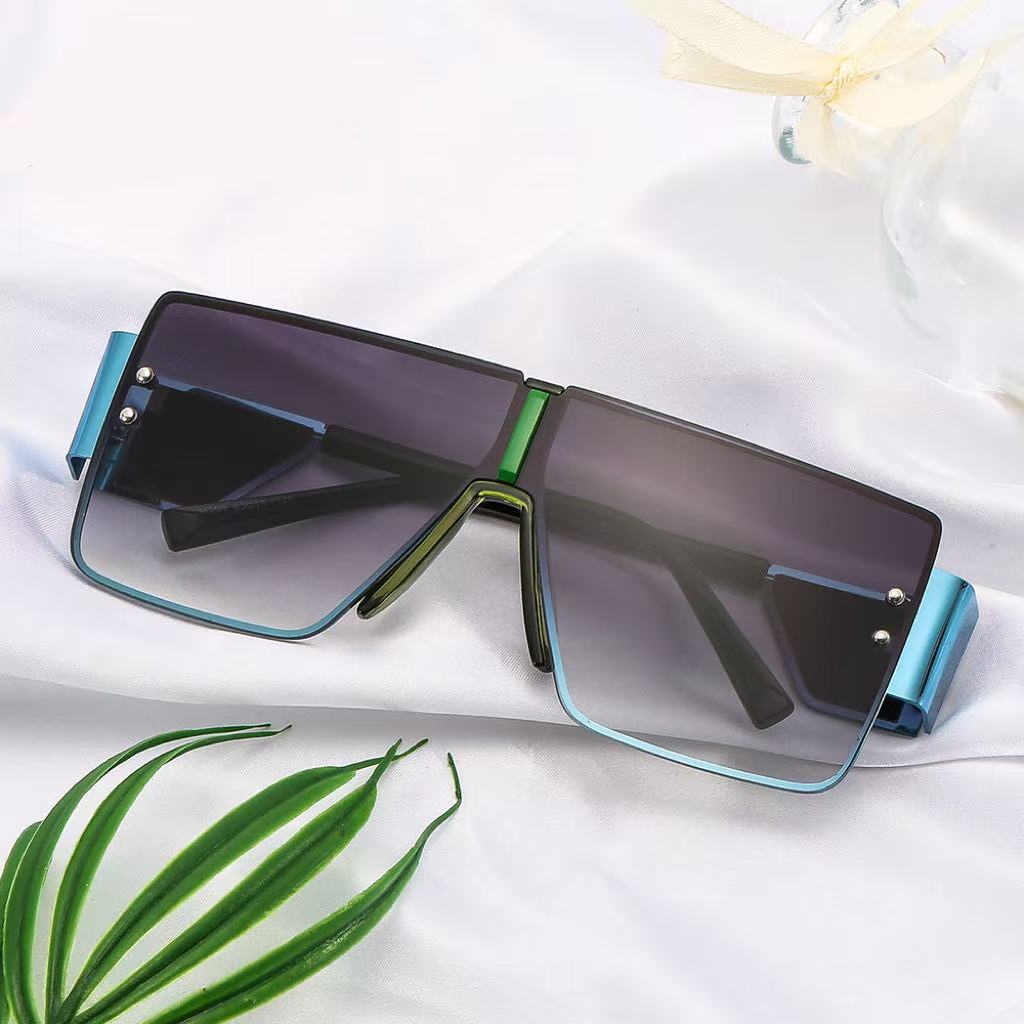Dames Zonnebril Oversized Futuristisch Design 2