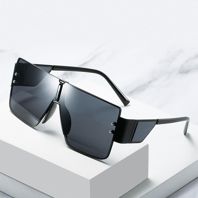 Dames Zonnebril Oversized Futuristisch Design 4
