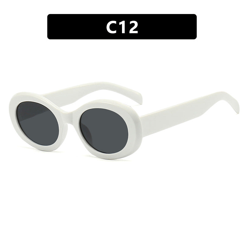 Dames Zonnebril Transparant Trendy 12