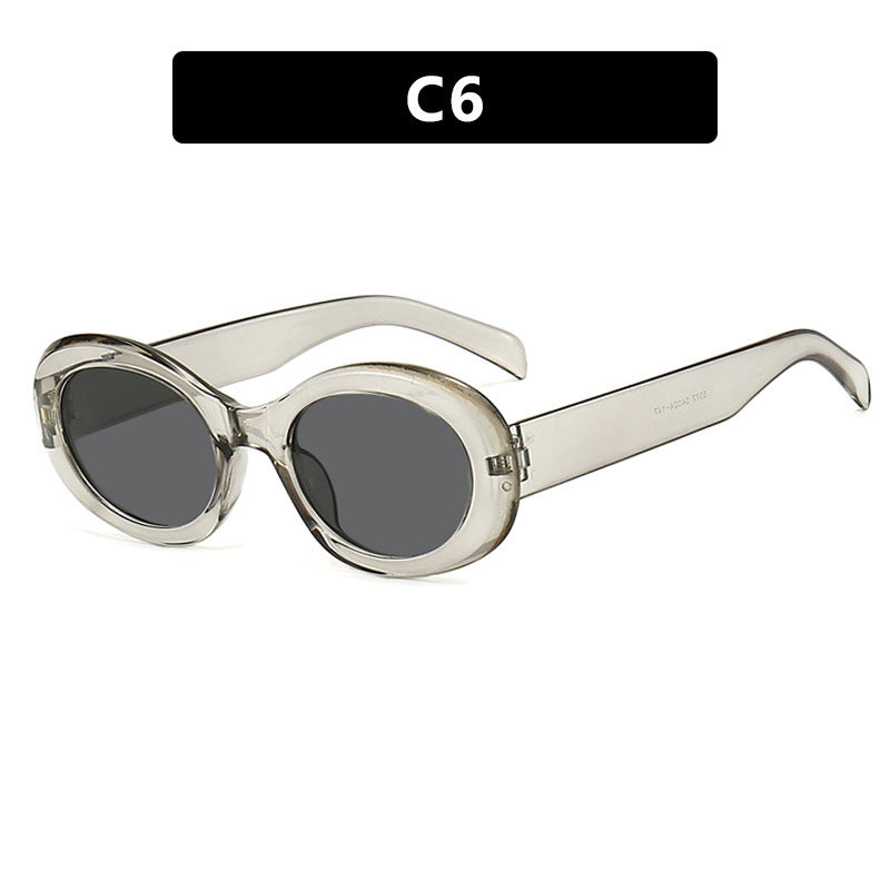 Dames Zonnebril Transparant Trendy 8