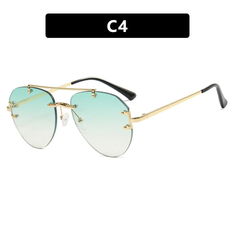 Dames Zonnebril Veelhoekig Design 7