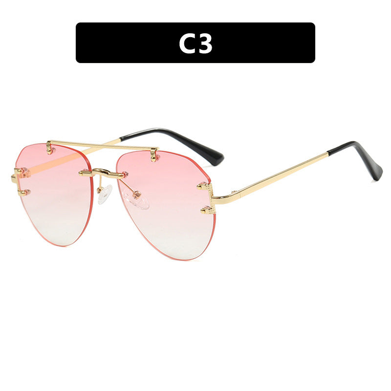 Dames Zonnebril Veelhoekig Design 8