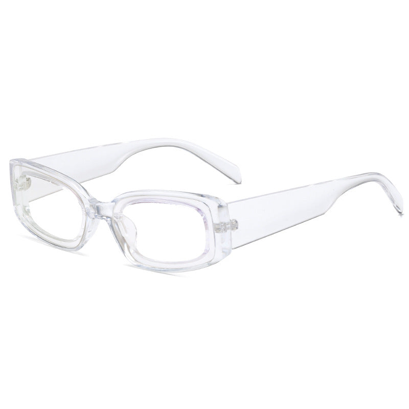 Dames Zonnebril met Vierkante Glazen en Transparant Frame 5