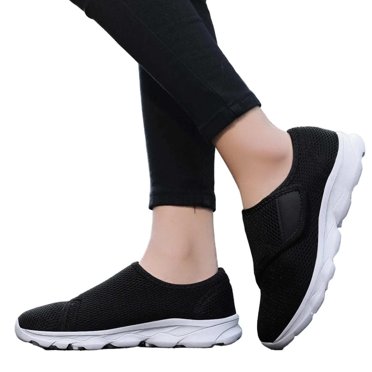 Dames en Heren Casual Schoenen Ademend Textiel Geschikt voor Brede Voeten 3