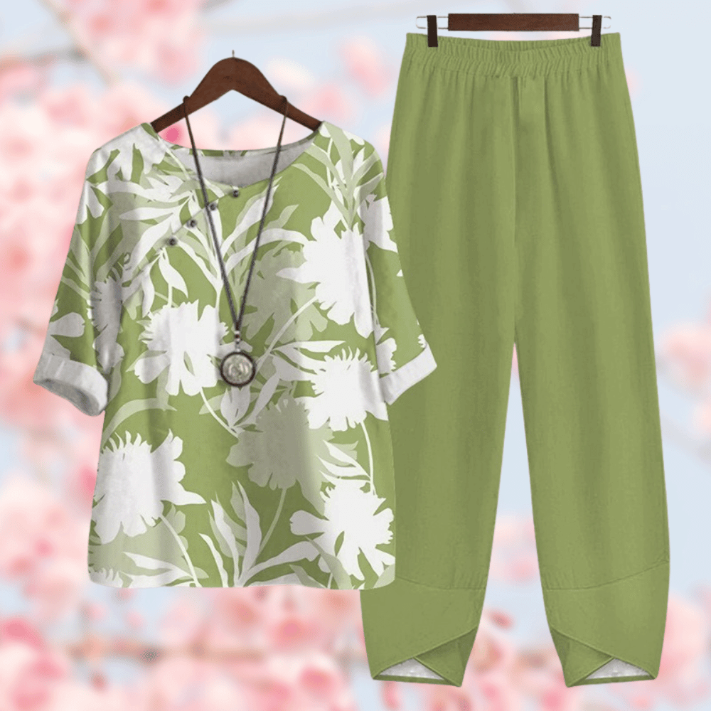 Dames loungewear | Comfortabele pasvorm | Tweedelig setje | Tijdloze snit 1