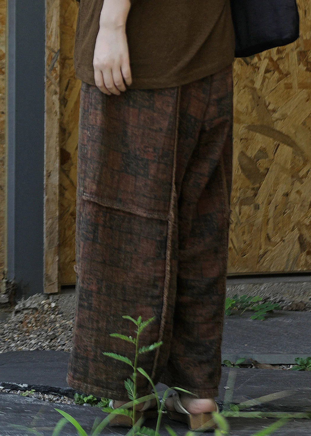 Damesbroek Wijde Pijpen Elastische Taille 3