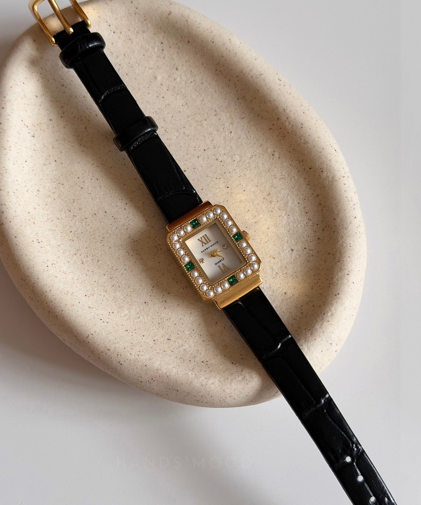 Dameshorloge met Quartz Uurwerk en Zirkonia Accenten 2