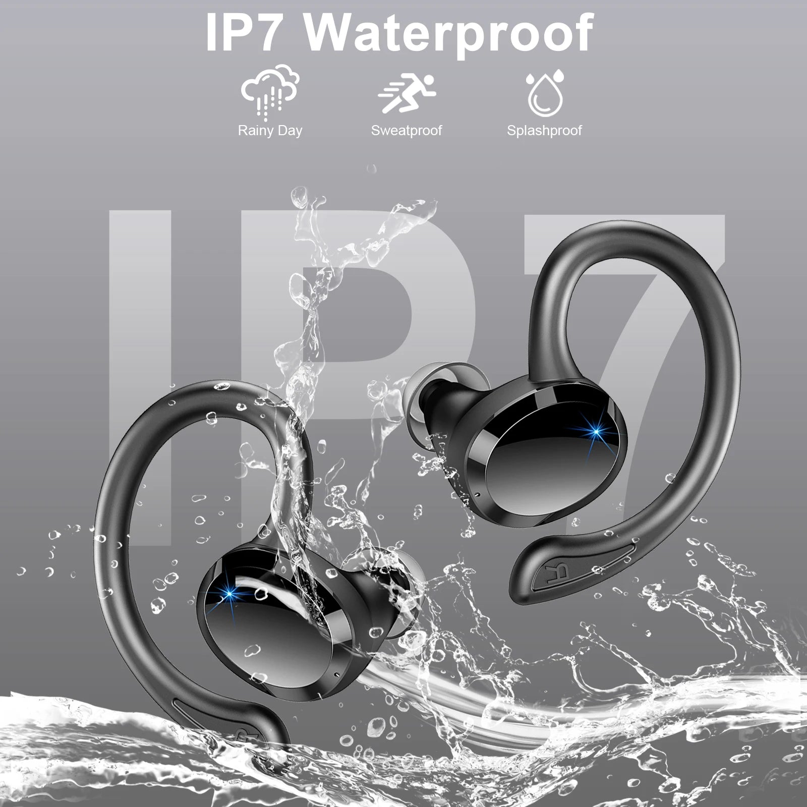 Draadloze Bluetooth Oordopjes met In-ear Ontwerp en Waterdichte Functie 5