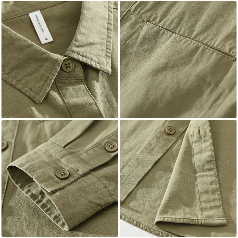 Heren Overhemd Casual Stijlvol Katoen Ergonomische Pasvorm 6