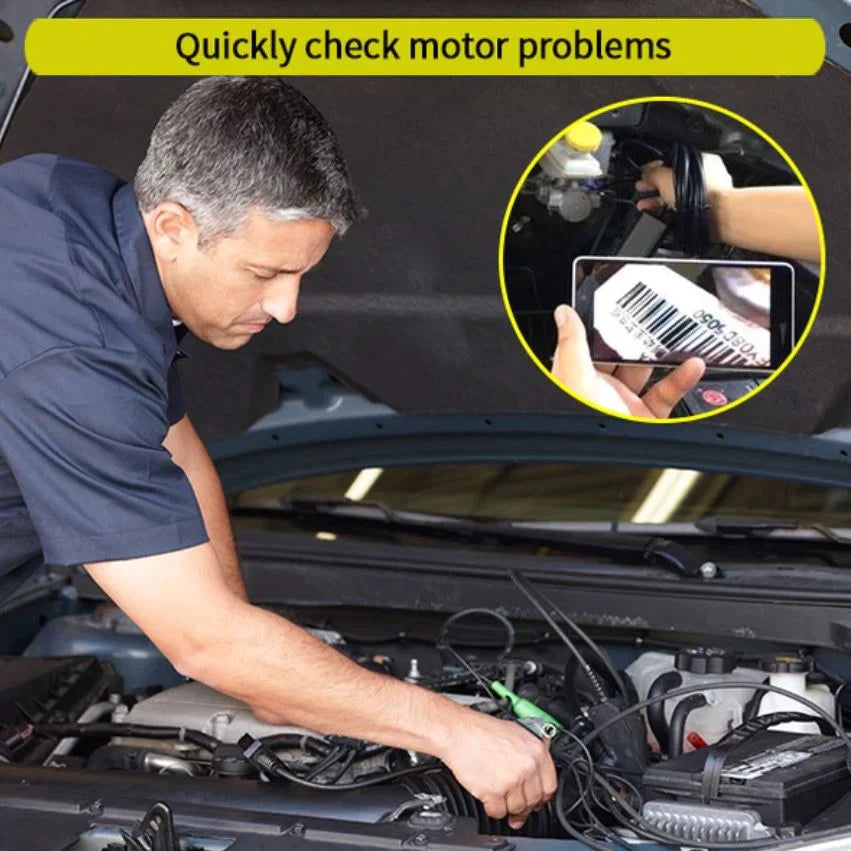 Endoscoop Camera Compact Draagbaar Voor Smartphone Hoogwaardige Kunststof-3