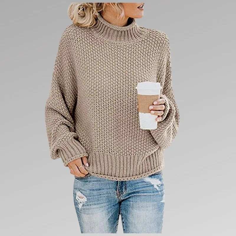 Groene Damestrui Hoge Hals Voor Casual en Chic Stijl 8