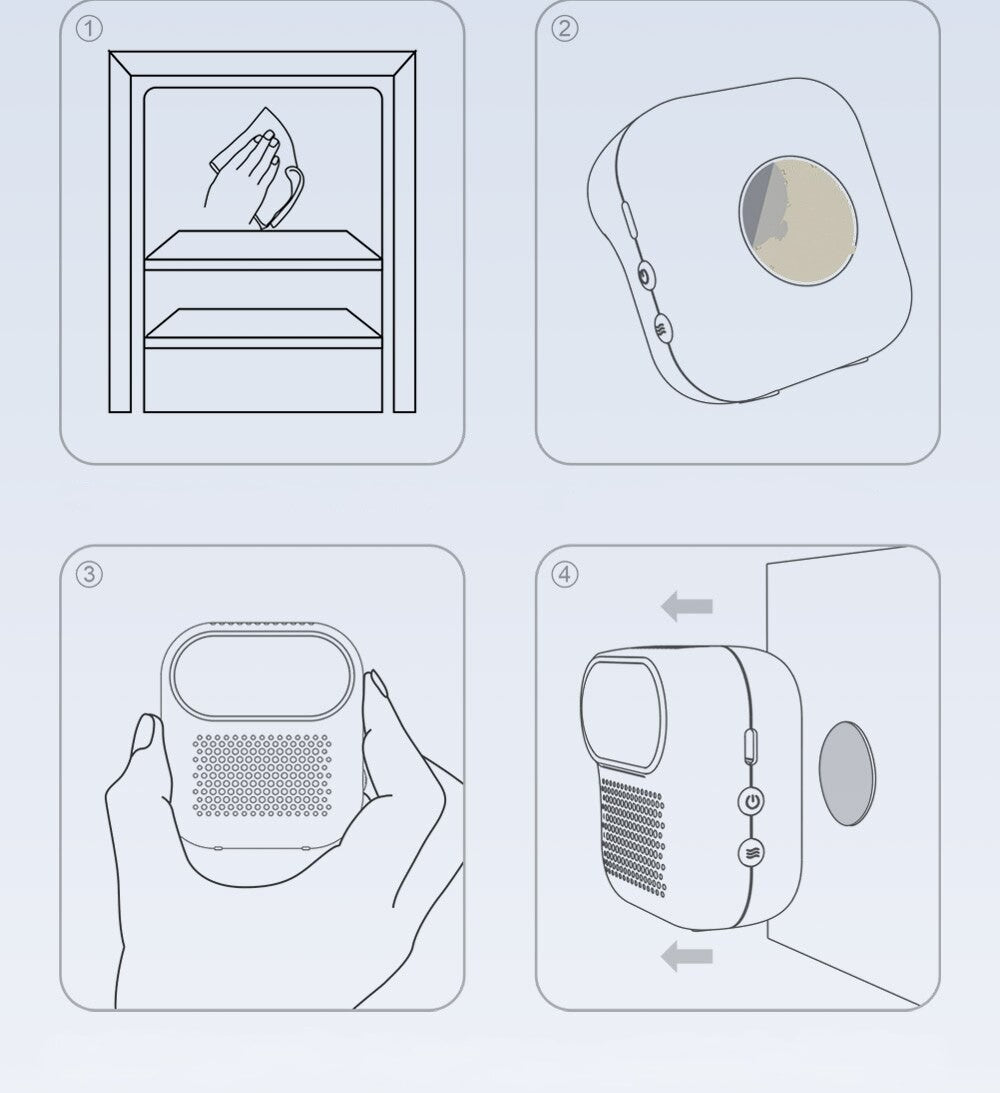 Koelkast Magnetische Luchtreiniger