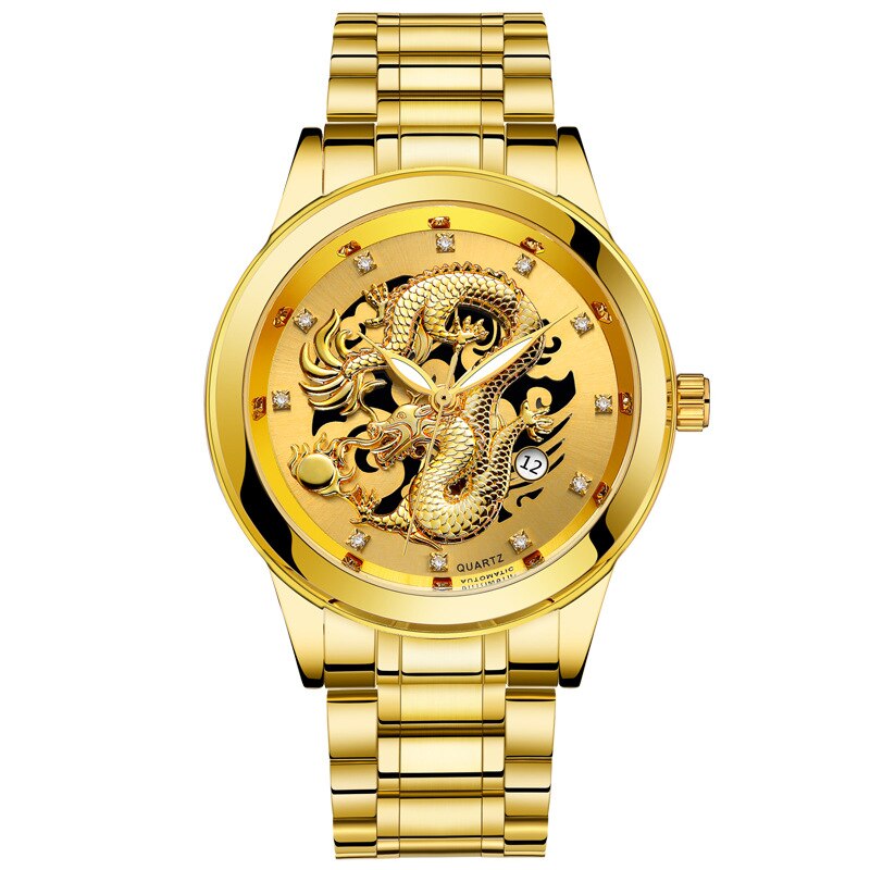 Ultradun Golden Dragon Horloge