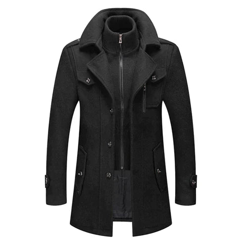 Heren Winterjas Luxe Stijlvol Polyester voor Koud Weer 3