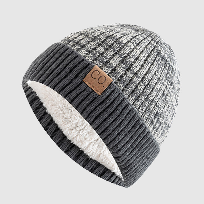 Heren Beanie Nauwsluitend Met Geribbelde Accenten 4