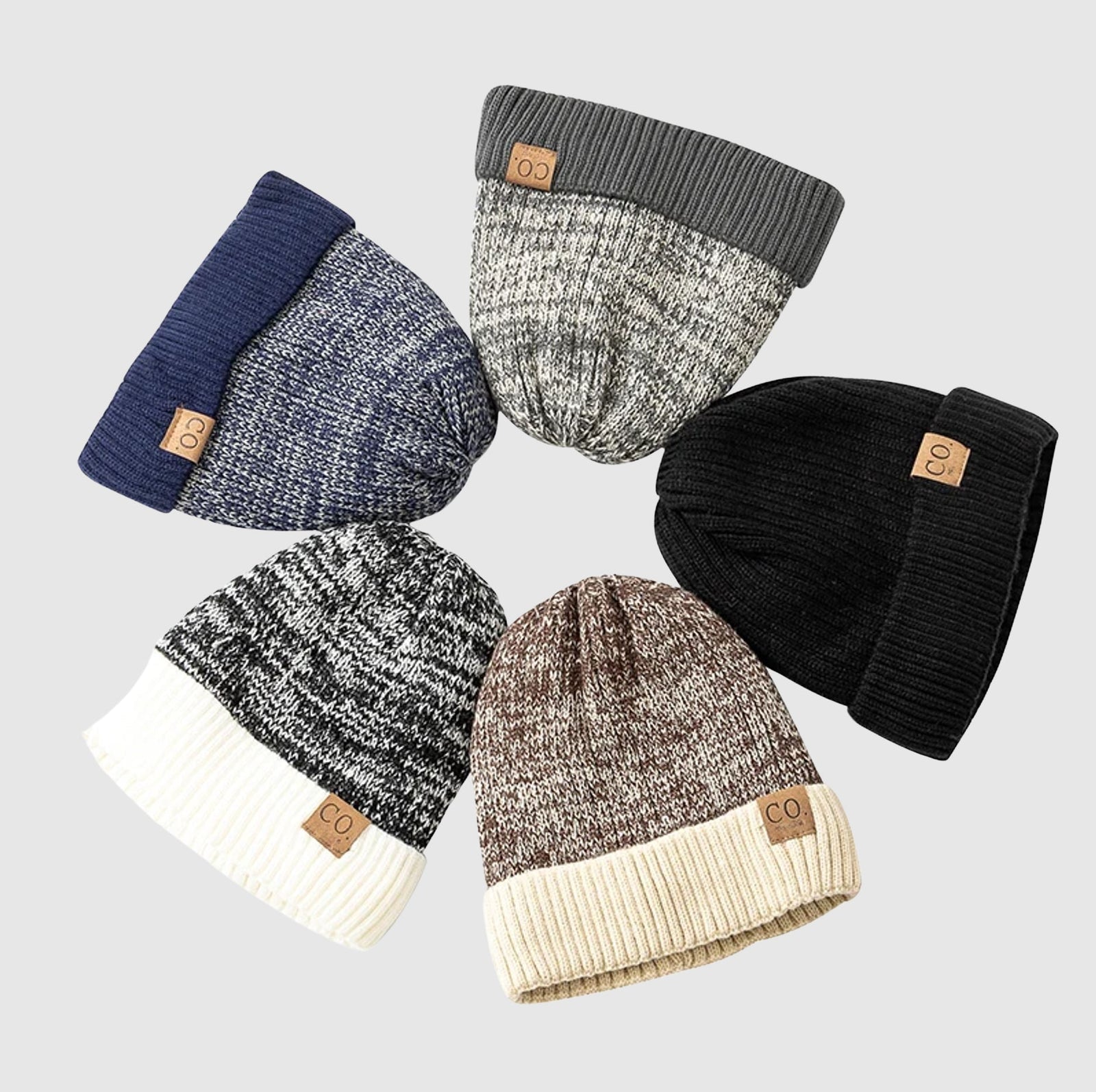 Heren Beanie Nauwsluitend Met Geribbelde Accenten 7