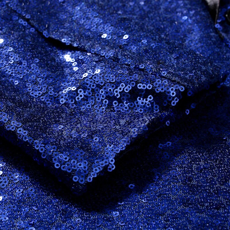 Heren Blazer met Glanzende Squin-Glitter 2
