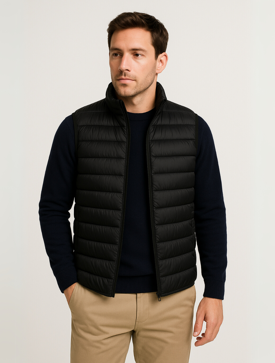 Heren Bodywarmer Minimalistisch Ontwerp 5