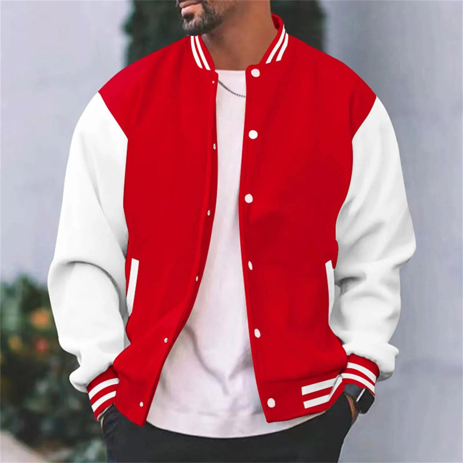 Heren Bomberjack Varsity Stijl 4