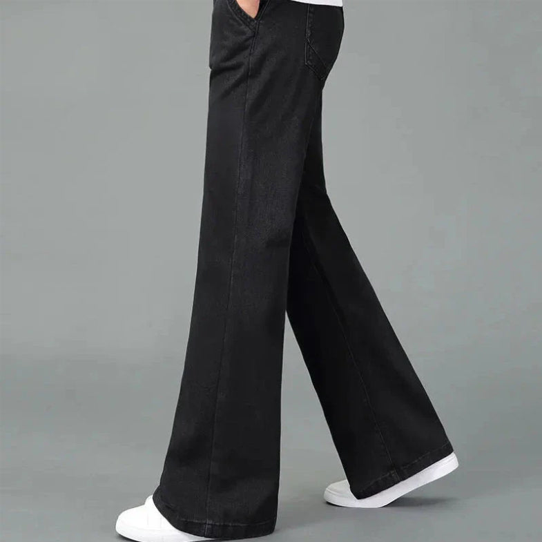 Heren Bootcut Jeans Retro Stijl 3